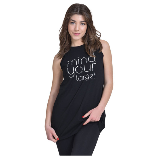 Target Γυναικεία αμάνικη μπλούζα Long Sleeveless Top Single Jersey "Mind" Target Γυναικεία αμάνικη μπλούζα Long Sleeveless Top Single Jersey "Mind"